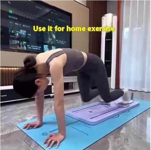 Multifunctional Fitness Board Flat Support Chest And Abdominal Muscle Equipment Household Abdominal Wheel
