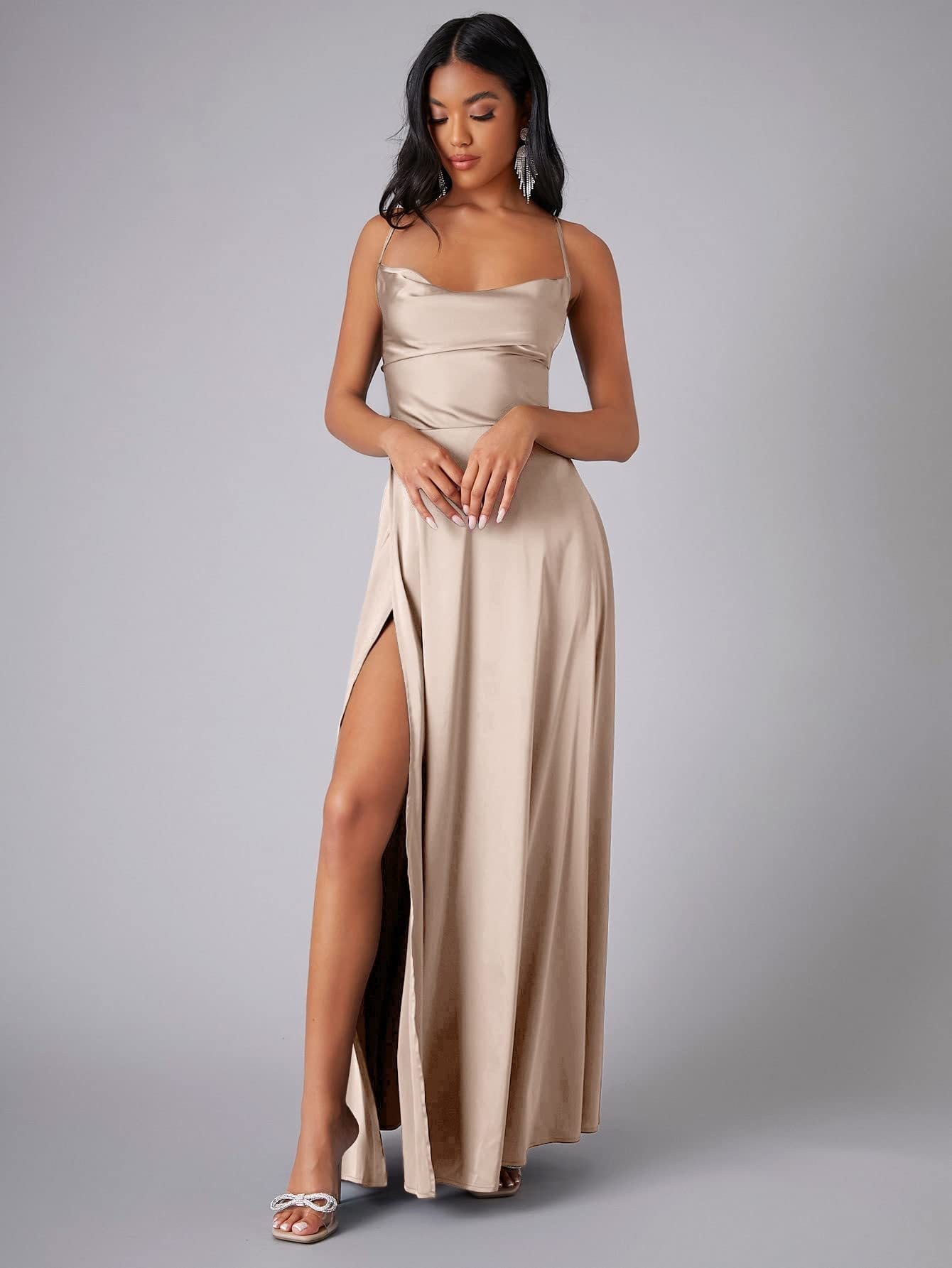 New Sexy Slimming Slim Fit Backless Waist-tight Dress