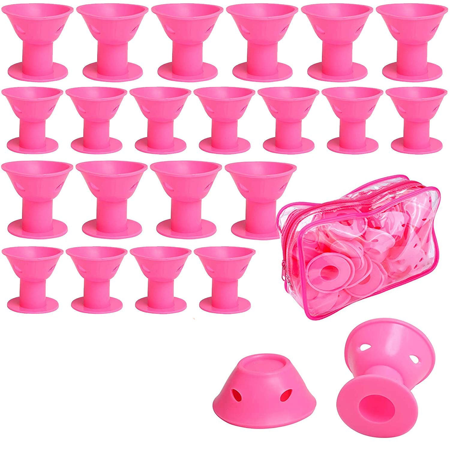 Heat Free Bangs Curling Cylinder Silicone Curler