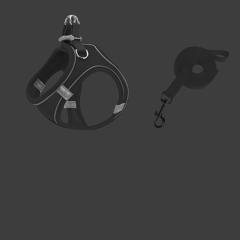 Pet Chest Strap Breathable Vest Reflective Traction Rope Suit