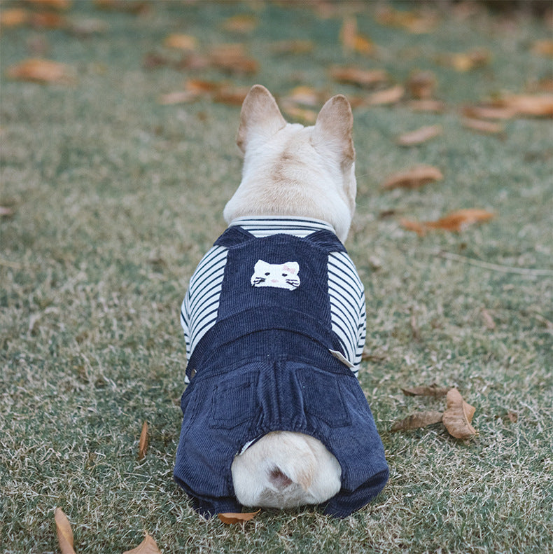 Cotton Stretch Corduroy Four-Legged Shirt