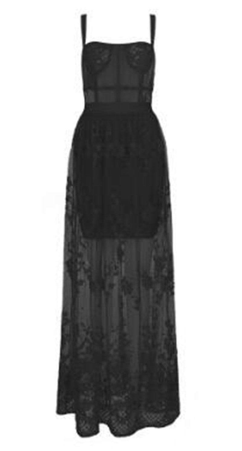 Fashion Sexy Sling Tube Top Lace Temperament Women's Bandage Dress