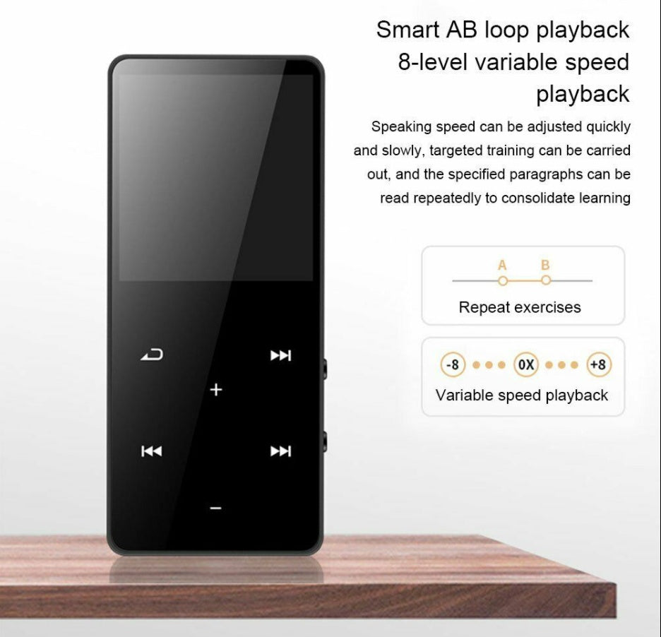 Bluetooth MP3 Player - Card Touch Screen External Mini Walkman