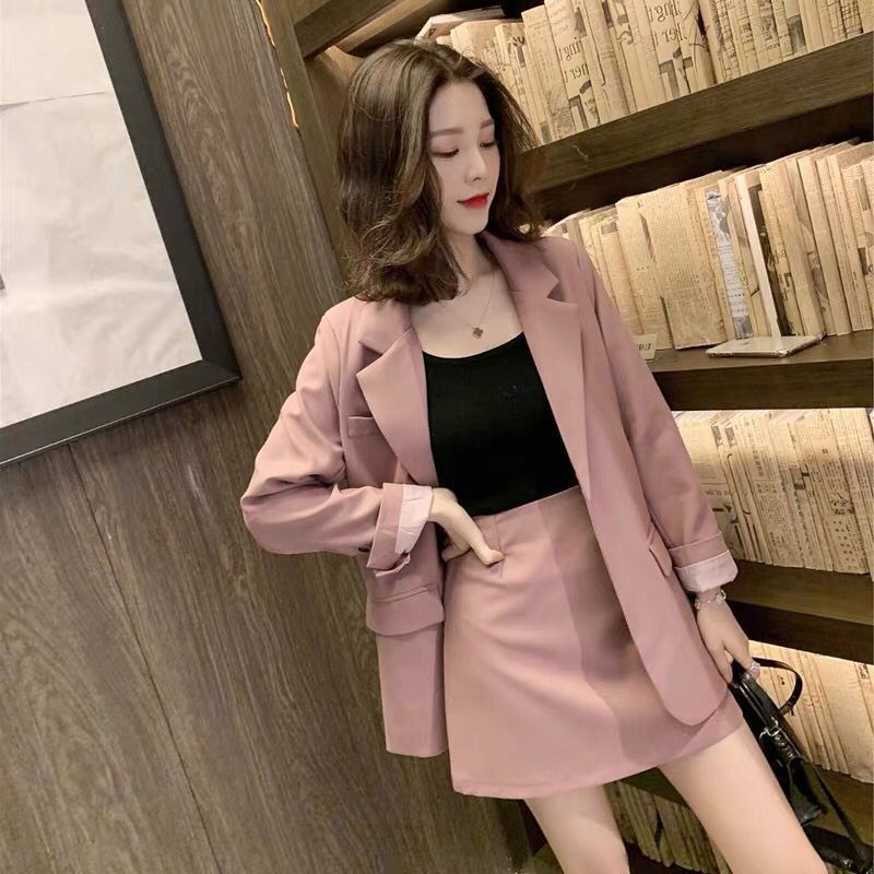 Two-piece Suit Of New Small Fragrant Short Skirt
