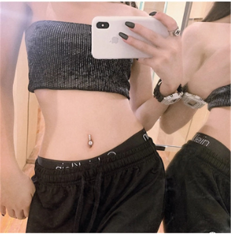 925 Sterling Silver Hypoallergenic Multi-diamond Zircon Umbilical Nail