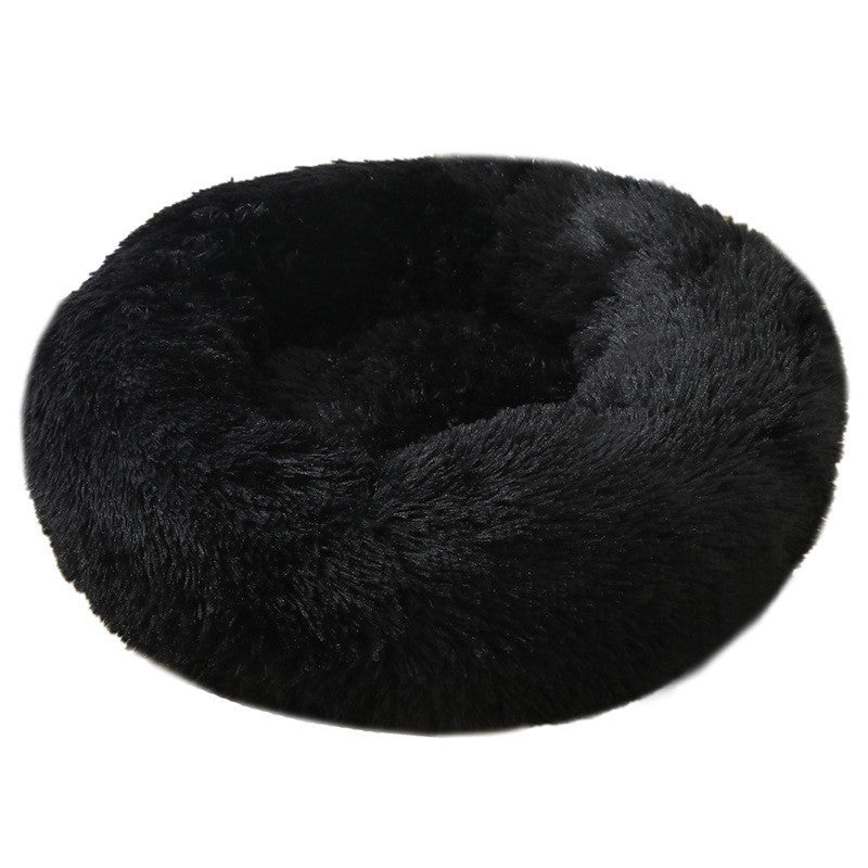 Super Soft Plush Round Removable And Washable Cushion Winter Pet Supplies