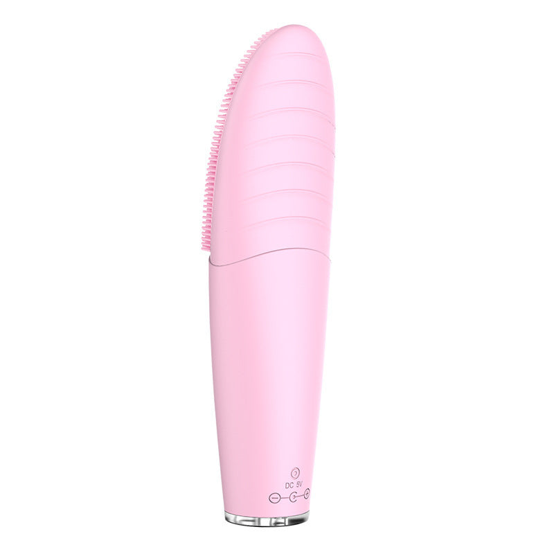 Face-Washing-Machine Vibration Facial-Cleansing-Brush Ultrasonic Skin-Care Silicone Waterproof