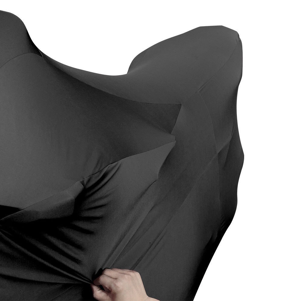 Four-Sided Stretch Cloth Motorcycle Jacket For Indoor Use, Tight-Fitting Stretch Motorcycle Cover