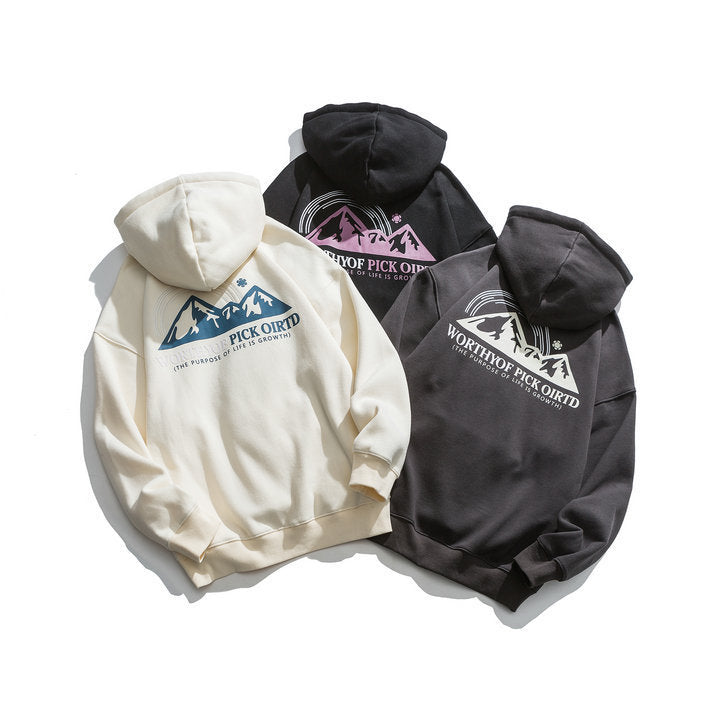 Hooded Sweater Male Couple Loose Long-sleeved Pullover