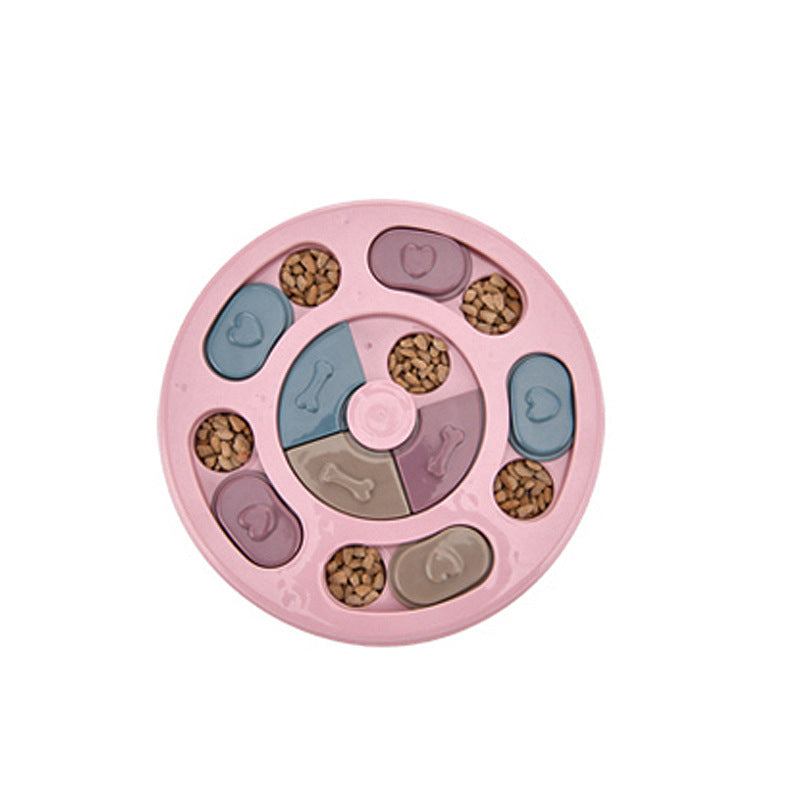 Creative Dog Turntable Eating Anti-Choking Bowl