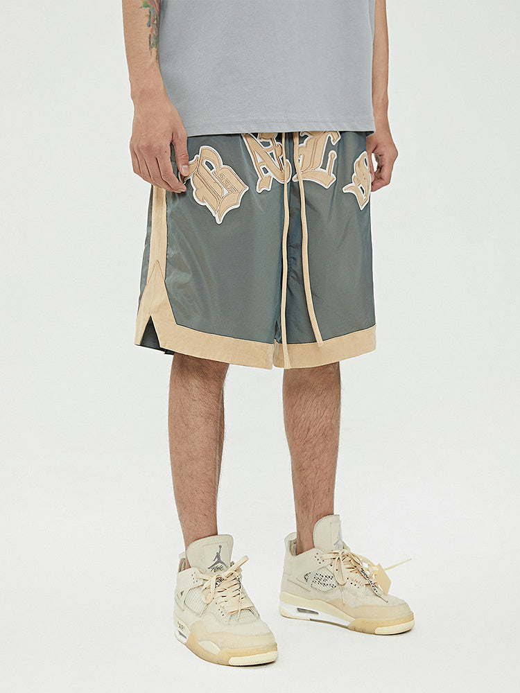 Basketball Pants Drawstring Five-point Pants Men And Women Couple Loose Shorts