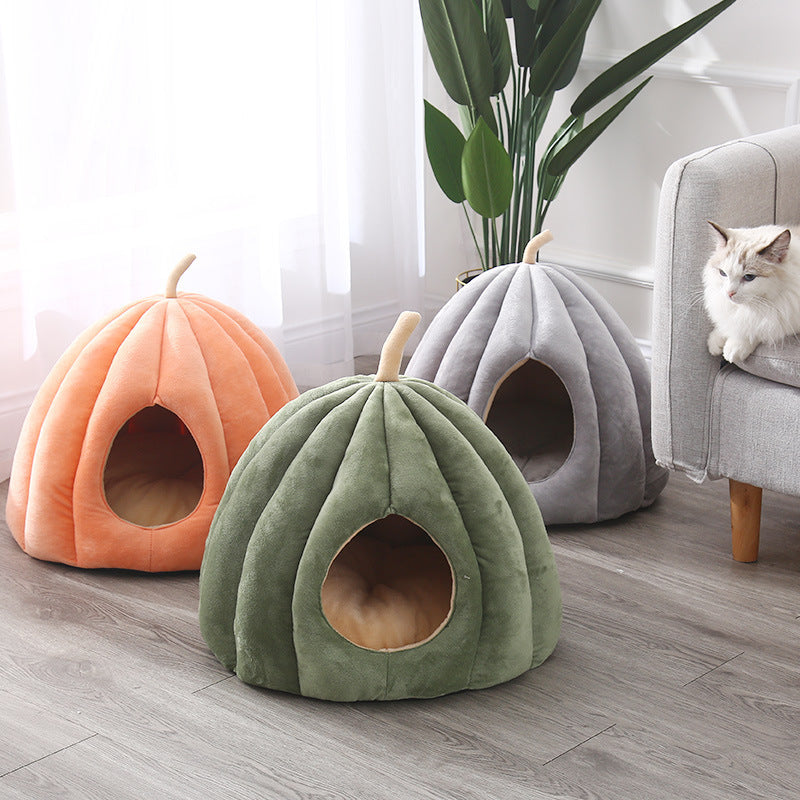 Deep Sleep Large Removable And Washable Pumpkin Cat Litter