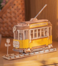 3d Three-dimensional Puzzle Model  Wooden Assembly Decompression Diy Handmade Toy