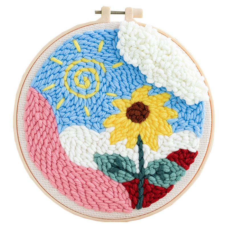 Handmade DIY Russian Wool Poke Embroidery Material Package