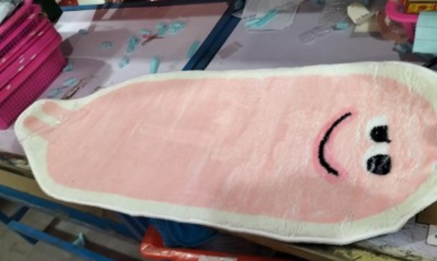 Cartoon Funny Alien Bedside Household Soft Carpet