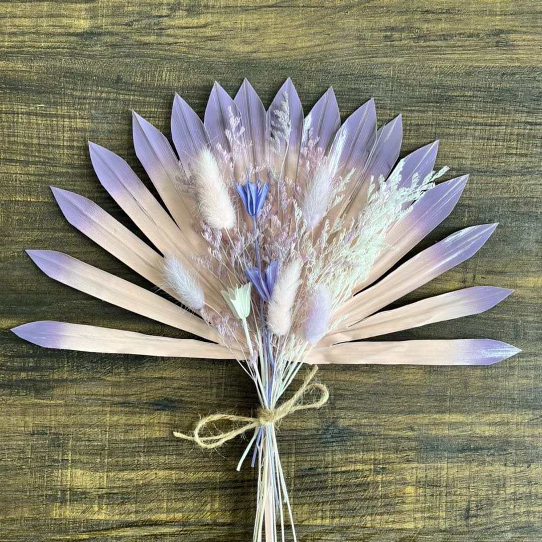 Fan Bouquet Dried Flowers