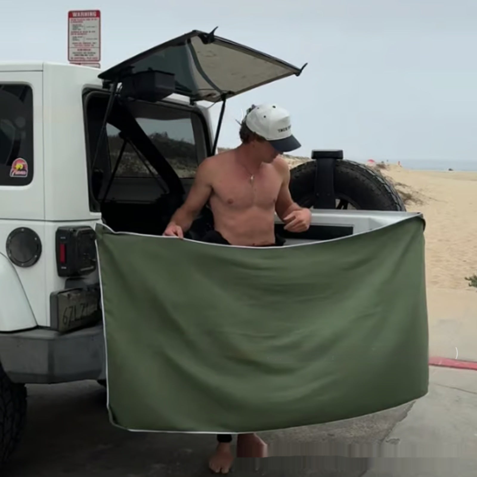 Car Magnetic Bath Towel Outdoor Bath Beach