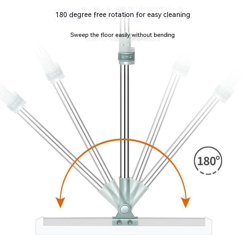 Floor Scraper Double-sided Silicone Retractable Broom