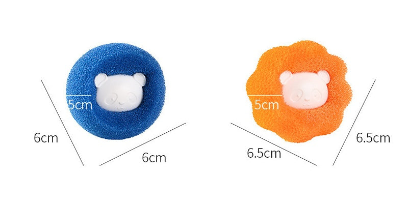 Washing Machine Cleaning Clothes Sponge Ball Magic Decontamination Anti-winding Hair Sticking Laundry