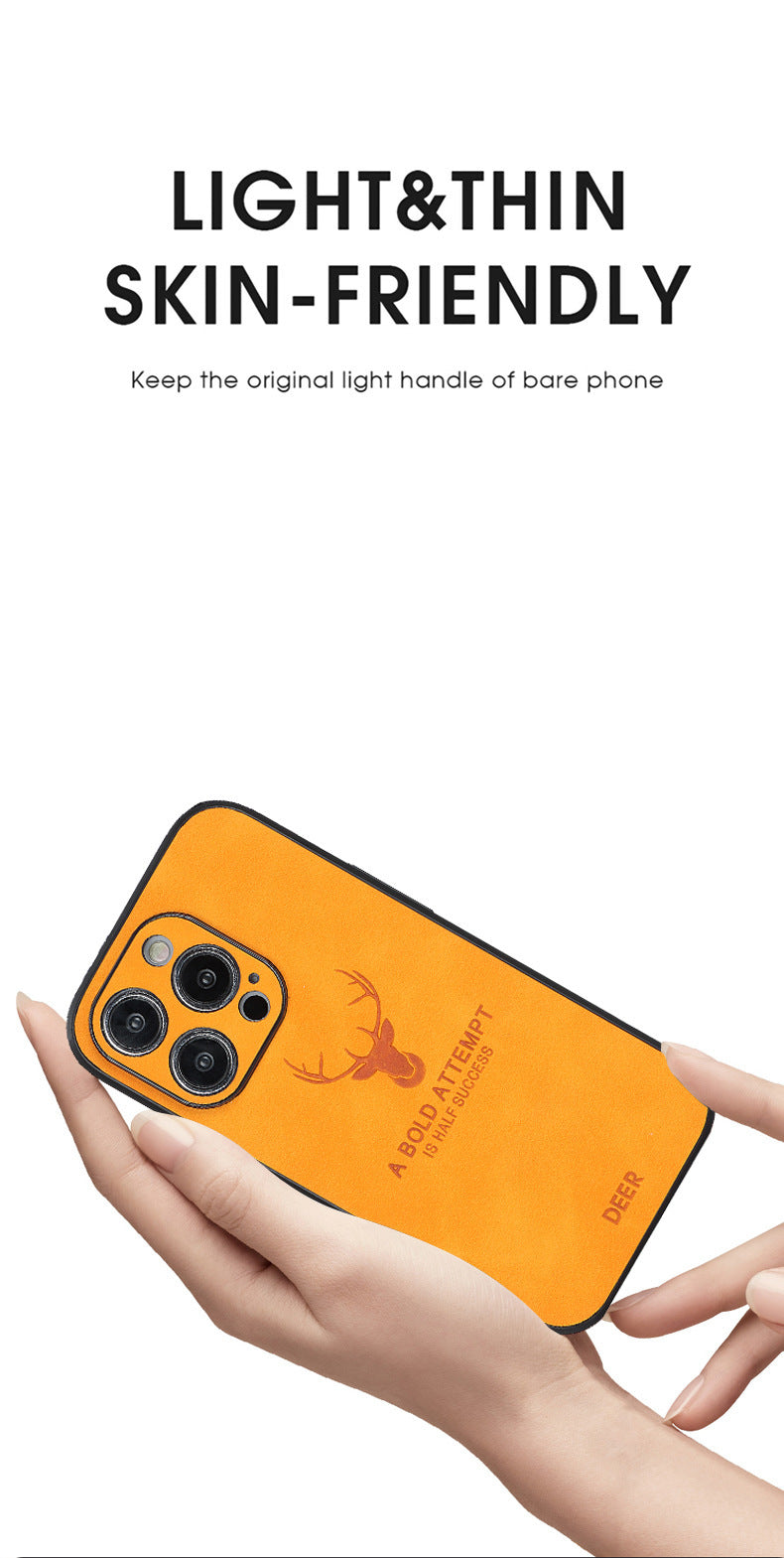 Deer Head Magnetic Phone Case