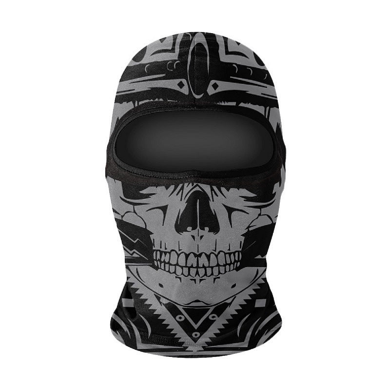 Riding Sun Block And Dustproof Hood Mask Funny Ice Feeling Breathable
