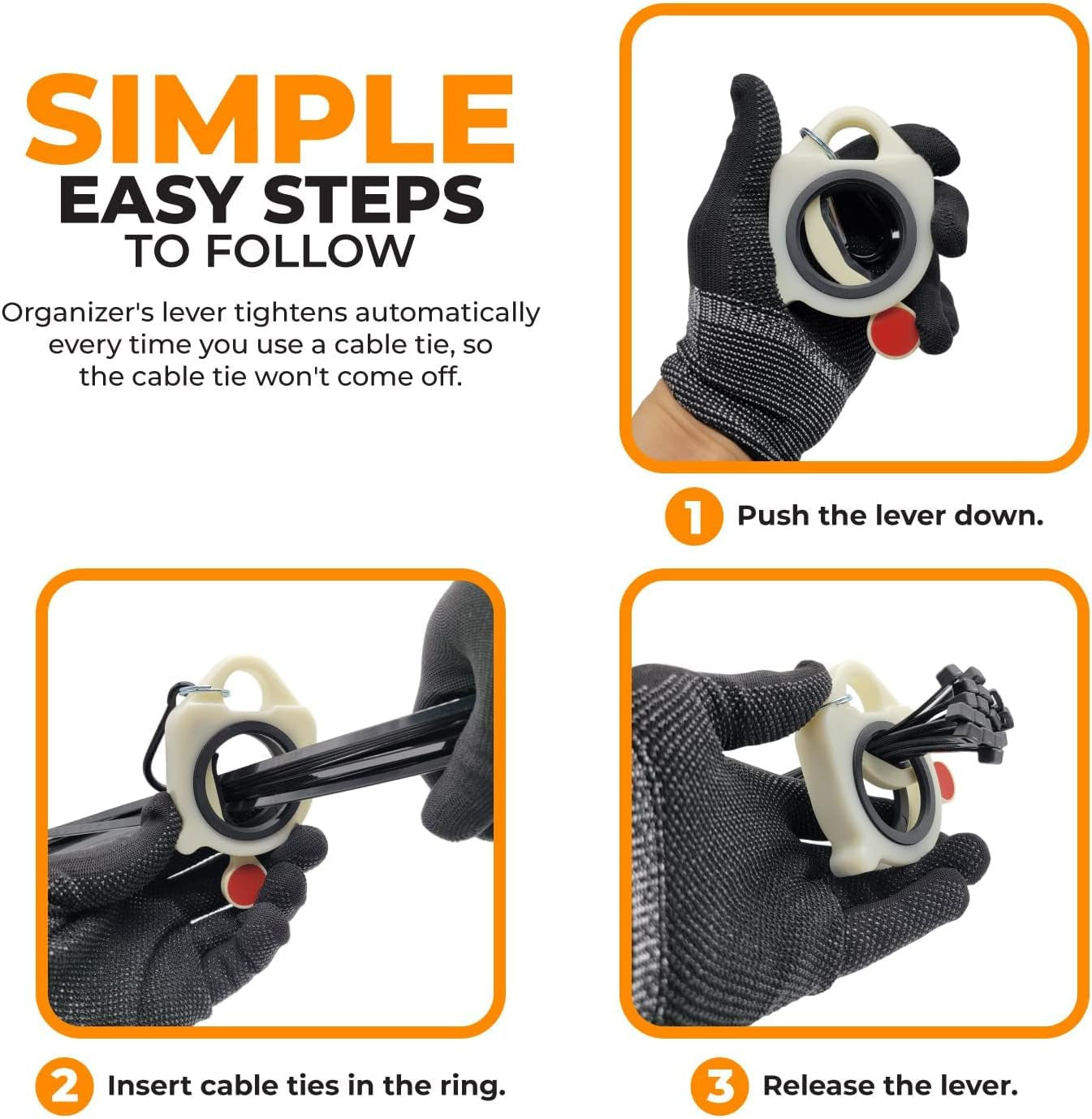 Ribbon Container Portable Hardware Tools