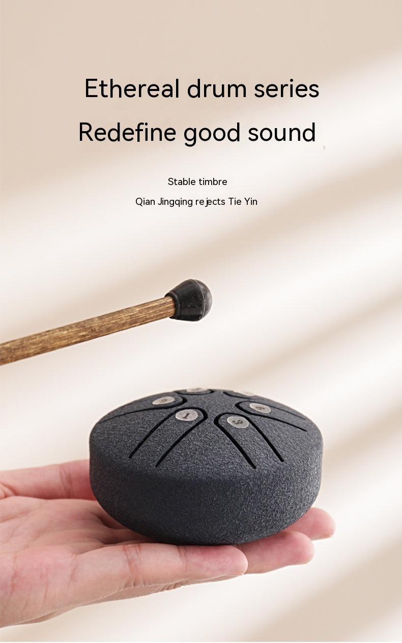 Mini Ethereal Drum 3-inch 6-tone Side Drum Simple Musical Instrument