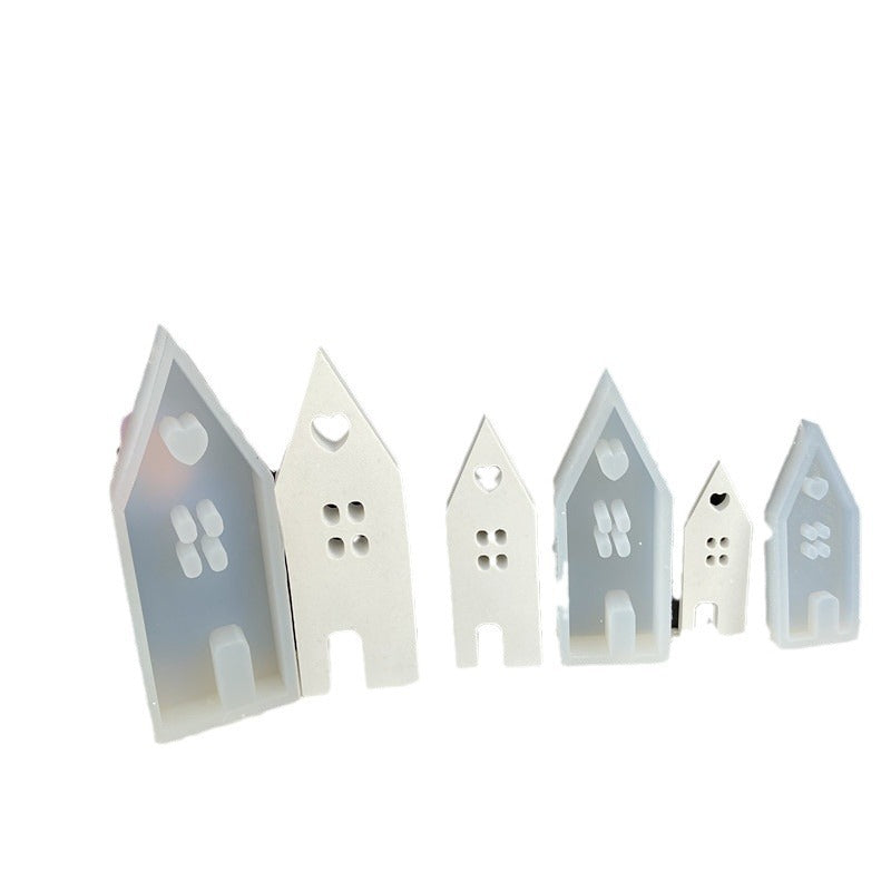 Heart-Shaped Silicone Mold Lighthouse House