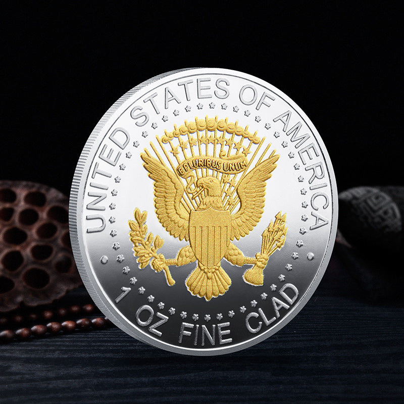 European And American Metal Portrait Commemorative Coin
