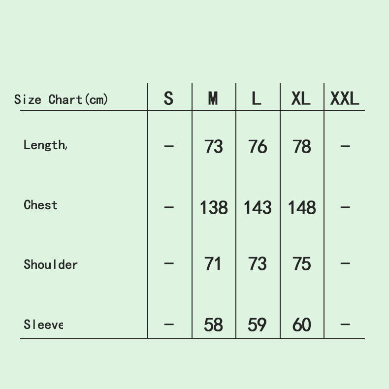 Printed Loose Cotton Jacket Men's And Women's Hip Hop Couple Coat