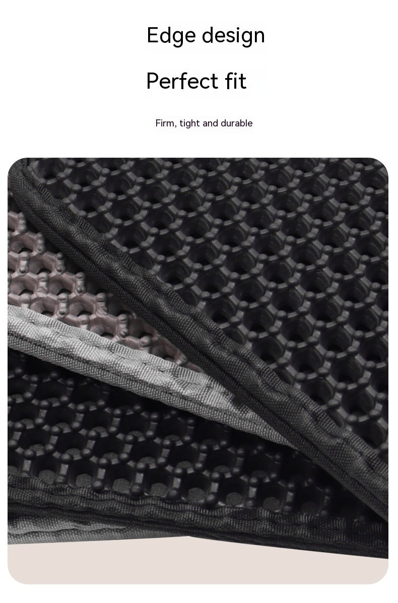 Pet Cat EVA Double Layer Basin Mat Anti-splash Filter Sand Cat Toilet Mat Wear-resistant Scratch-resistant Cattery Pad