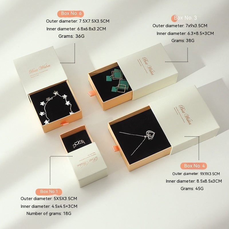 Drawer Necklace Jewelry Storage Box