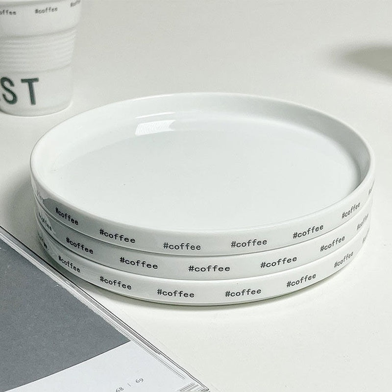 French Pleated Cup Irregular Ceramic