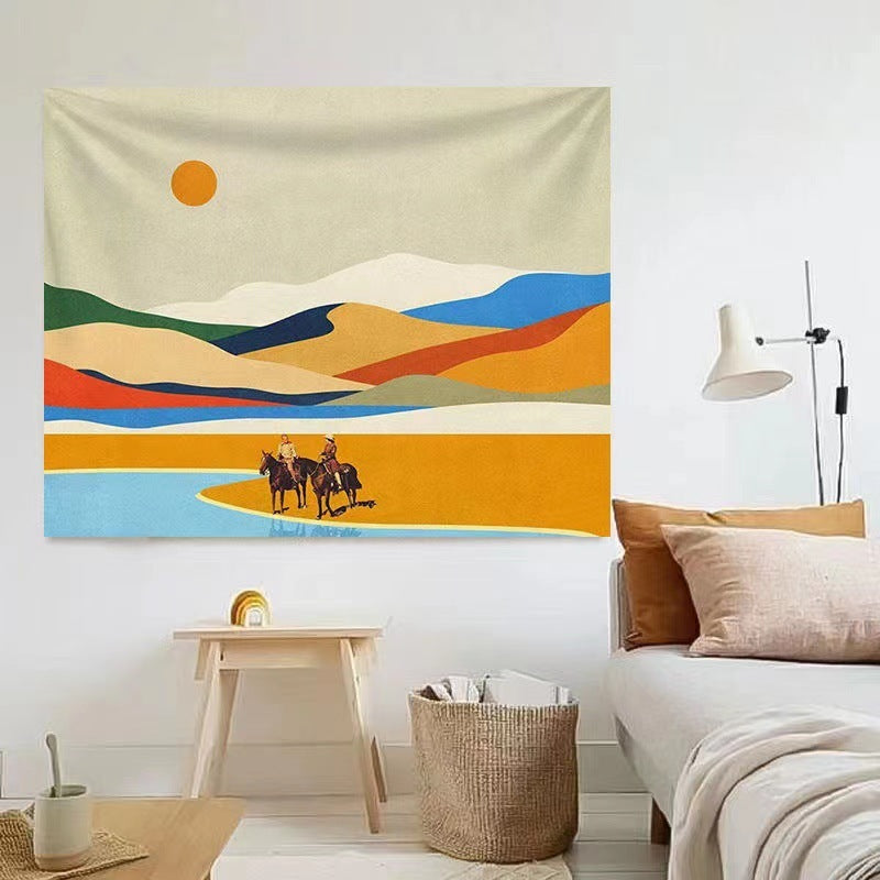 Retro Art Hanging Cloth Background Wall Decorative Tapestry