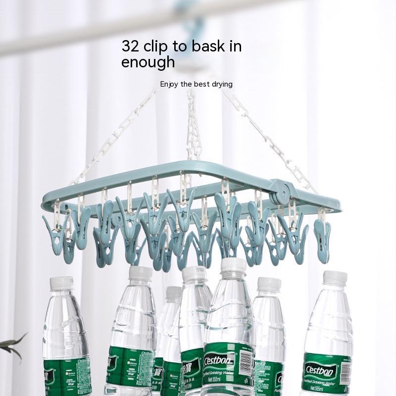 Windproof Clothes Hanger Household Plastic Multifunctional Clip