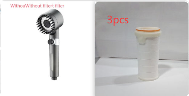 Snowflake Spray Filter Purified Water Pressurized Showerhead Nozzle