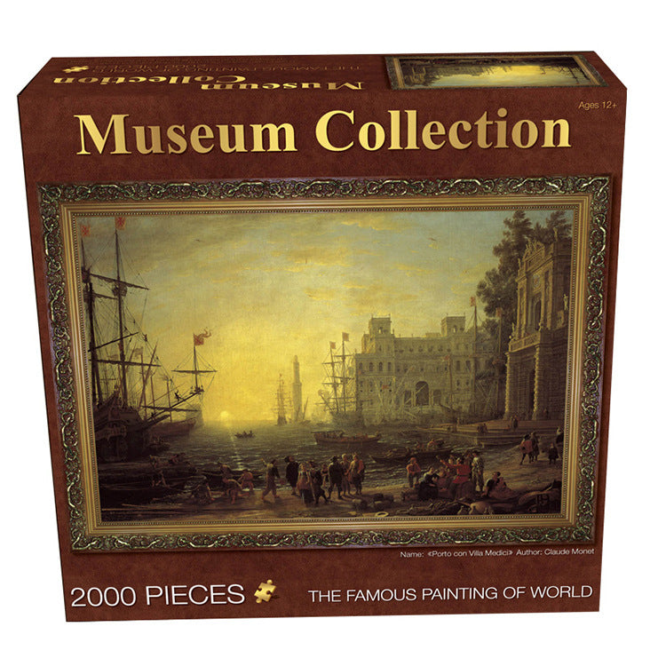 2000 Pieces Jigsaw Oil Painting Puzzle