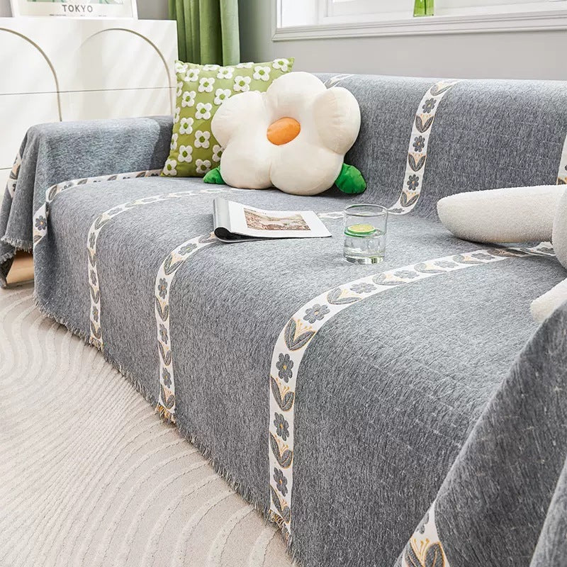 Home Fashion Personality Chenille Sofa Cover Towel