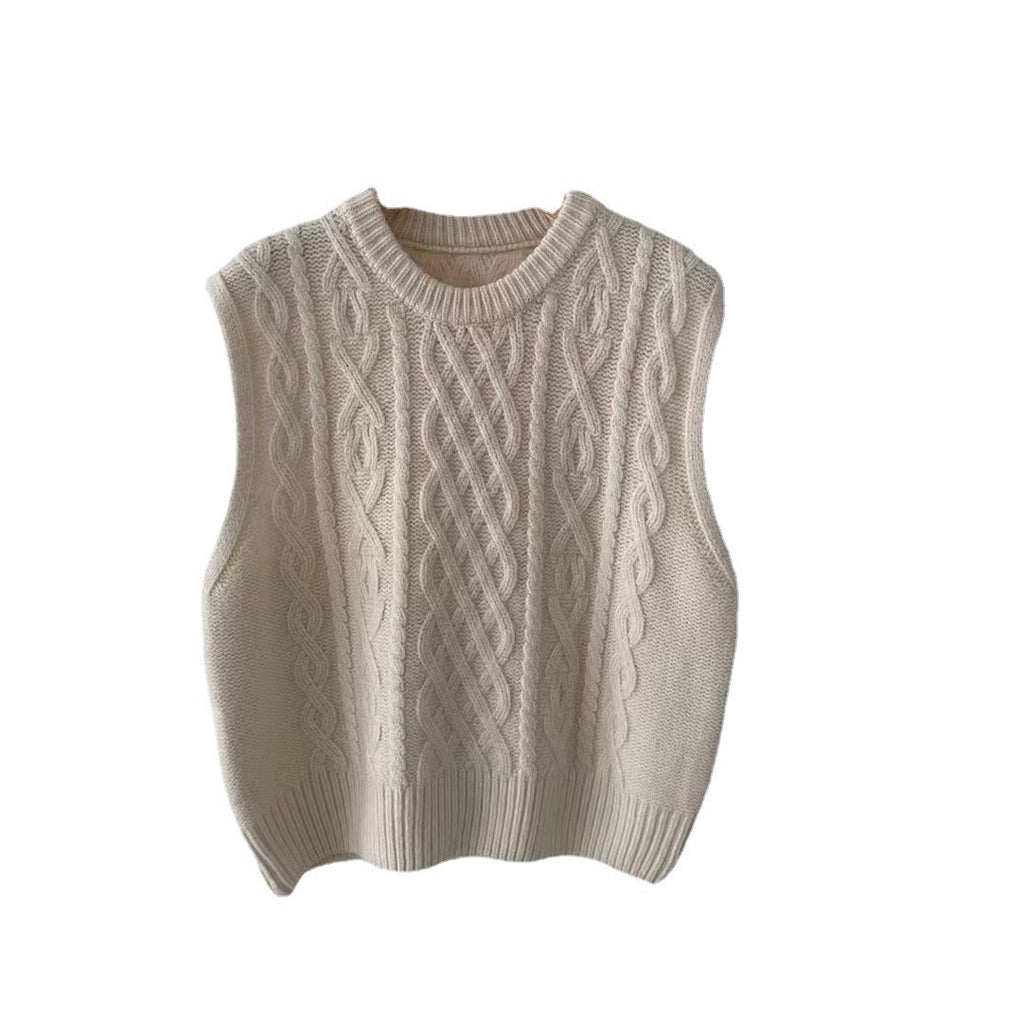 Women's Heavy Industry Retro Knitted Vest