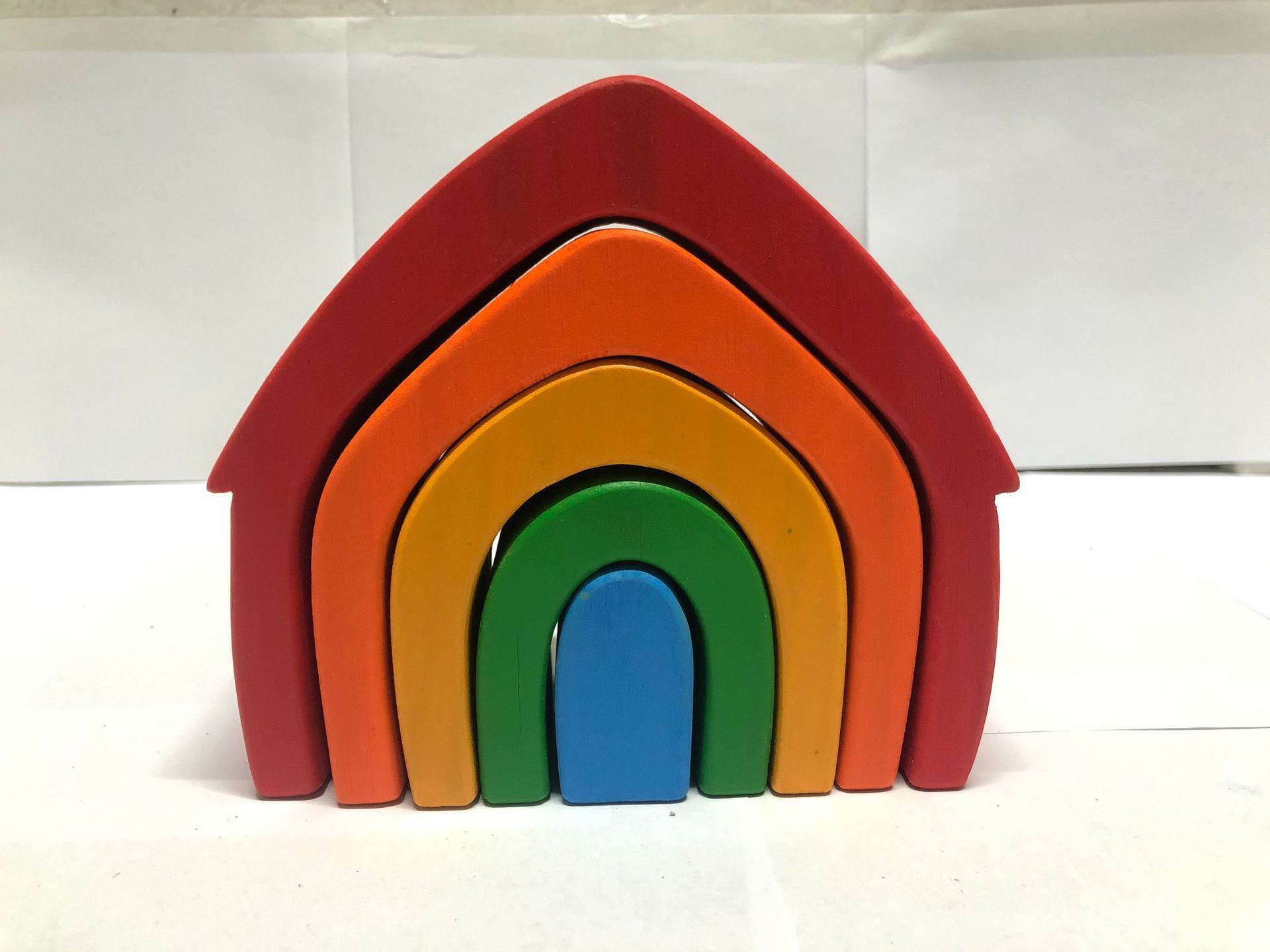 Early education stacking high blocks