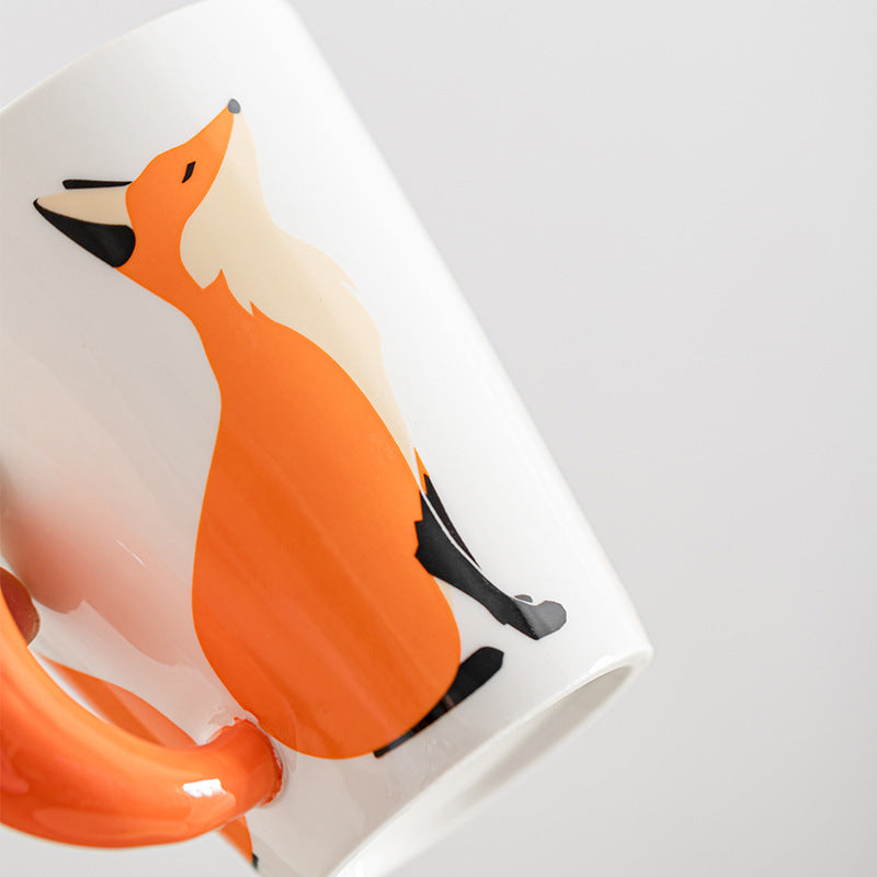 Ceramic Fox Mug Creative Personality