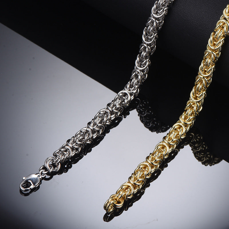 Hip Hop Ring Buckle Dominant Bracelet Accessories