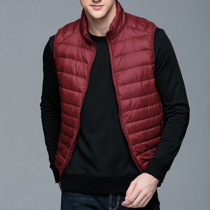 Vest Light White Duck Down Jacket