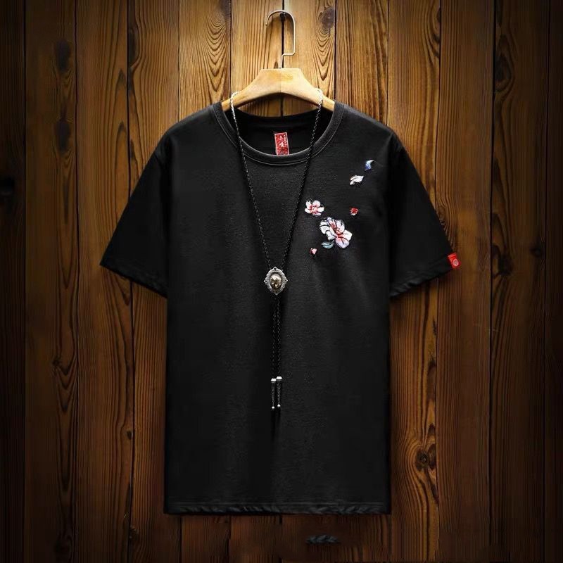 Men's Ethnic Style T-shirt Short Sleeve