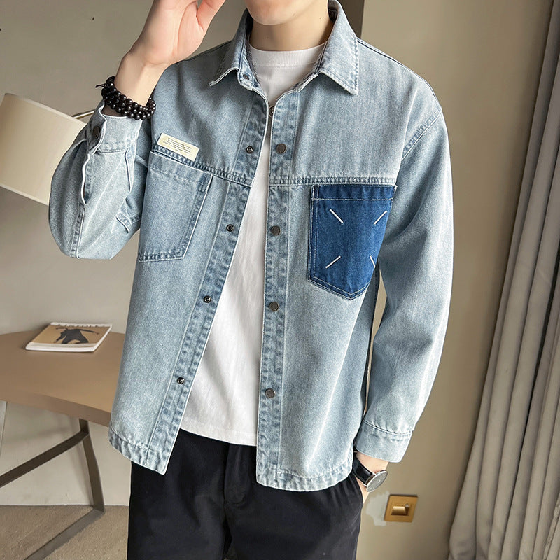Fashion Brand Workwear Denim Shirt