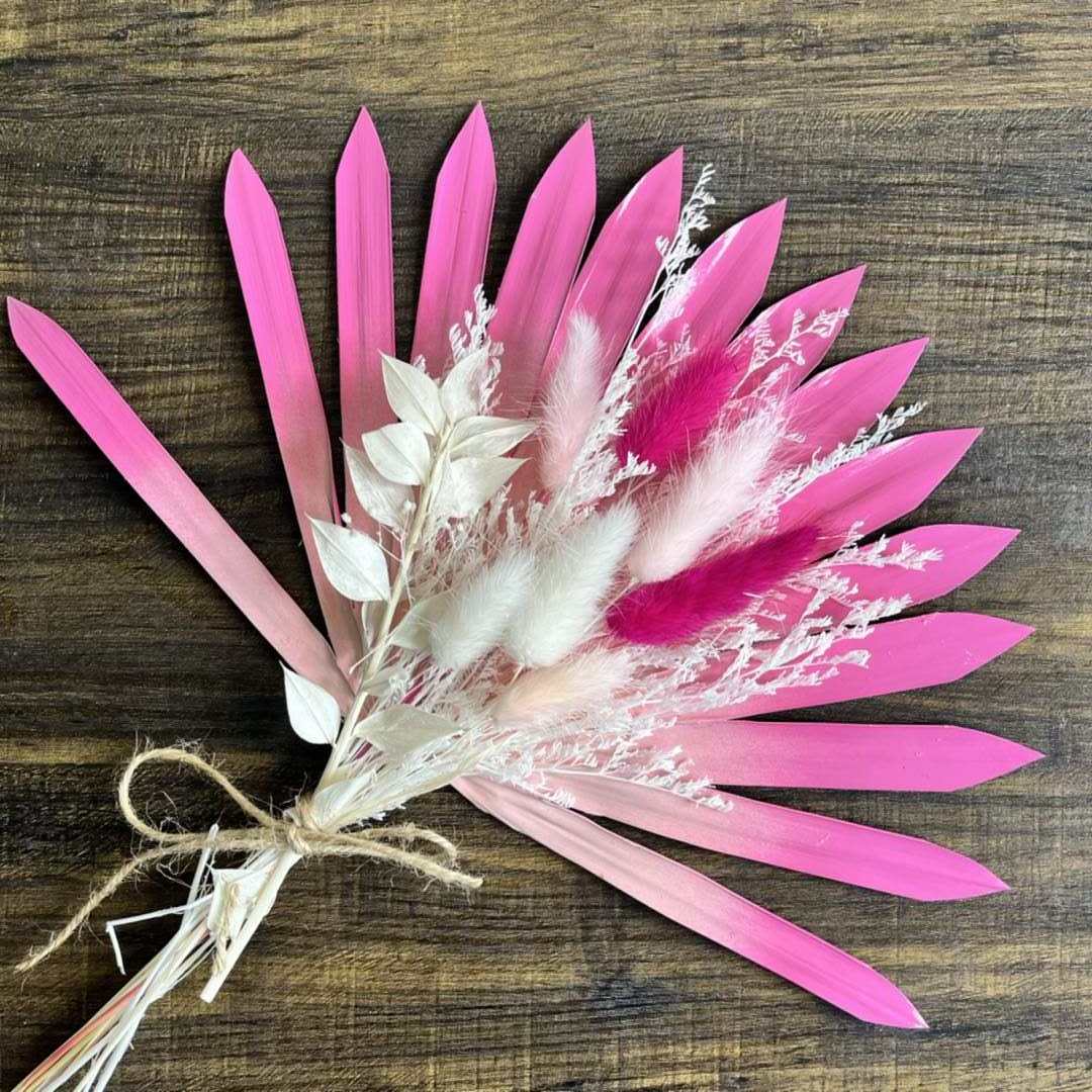 Fan Bouquet Dried Flowers