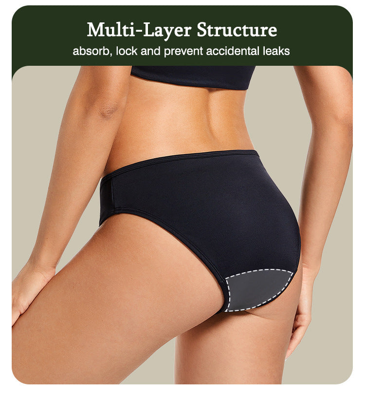 Women's Leak-proof Menstrual Swimming Underwear