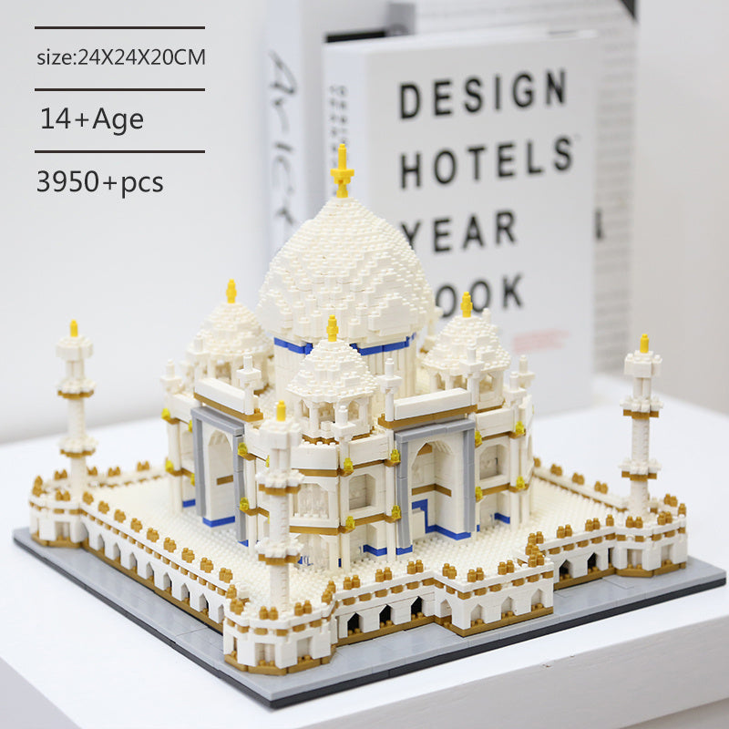 Christmas Gift Tree House Castle Assembly Small Particle Building Toys