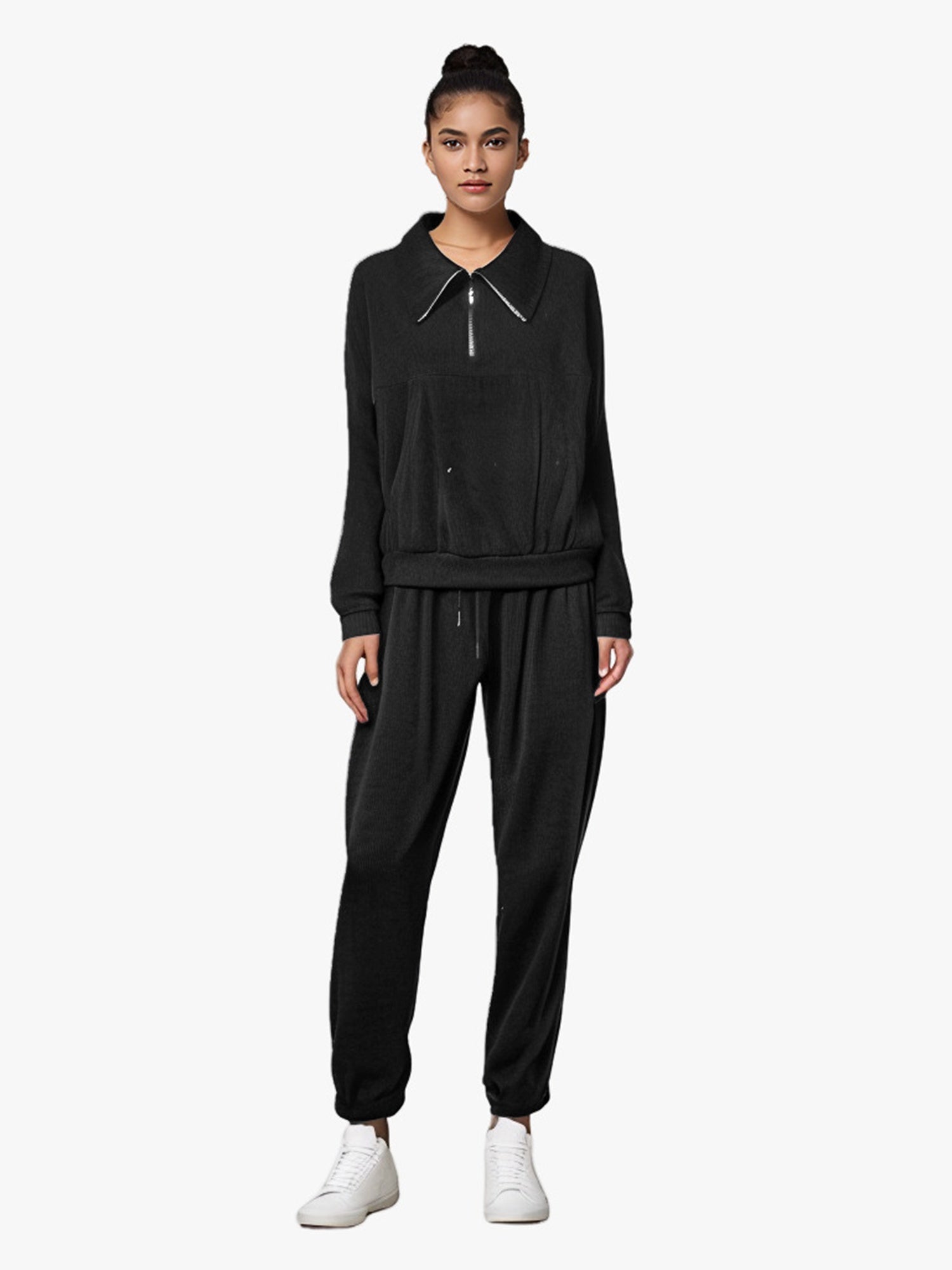 Women's Solid Color Long Sleeved Suit