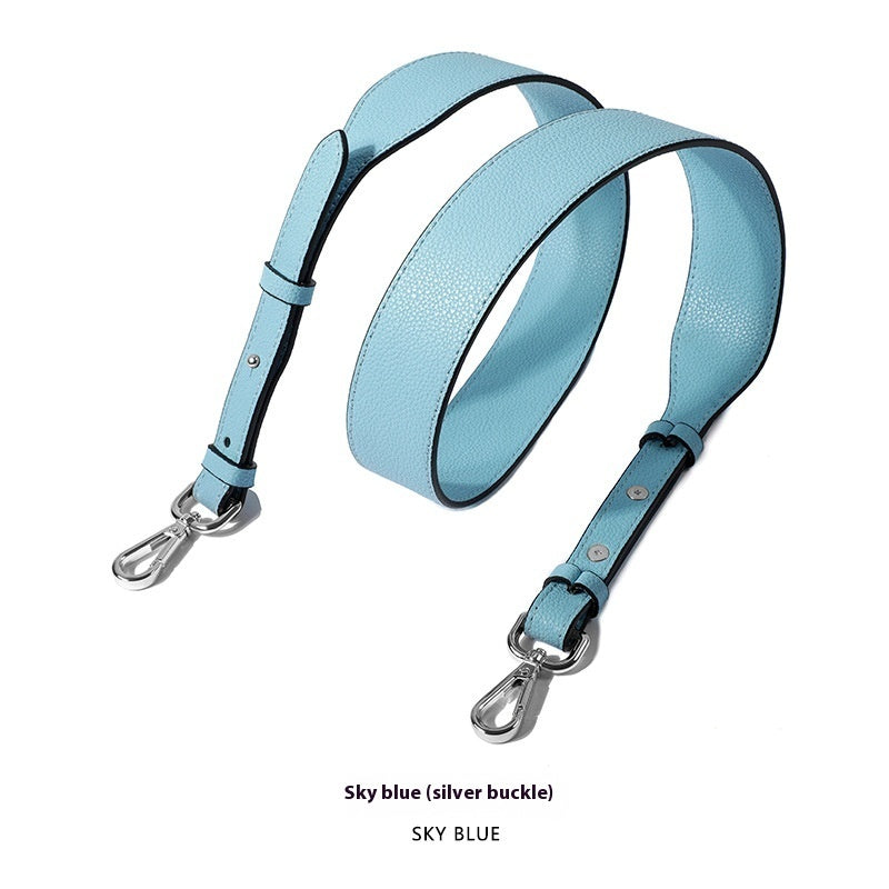 Cowhide Milled Double-sided Wide Shoulder Strap All-match Adjustable